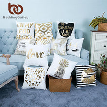 Gold Printed Pillow