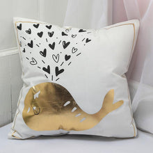 Gold Printed Pillow